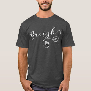 T-shirt Drapeau Breizh en Coeur, Bretagne, langue bretonne