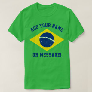 T-shirt Drapeau Brésil