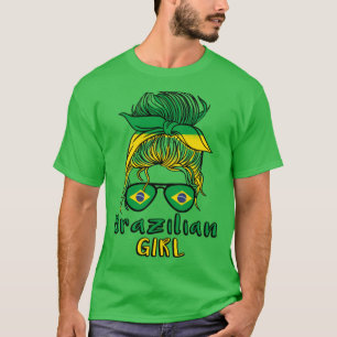 T-shirt Drapeau brésilien de la Coupe du Monde de football