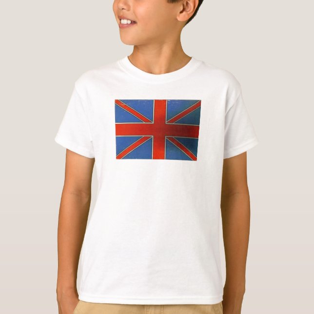 T-shirt drapeau britannique (Devant)