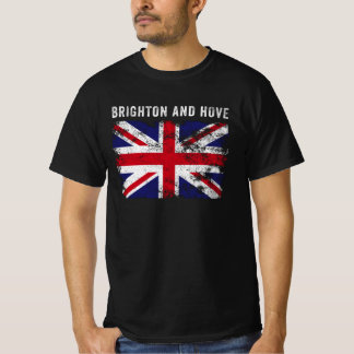 T-shirt Drapeau Britannique Brighton Et Hove Cool De Souve