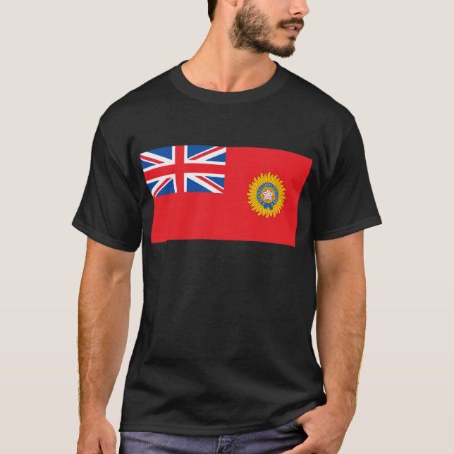 T-shirt Drapeau britannique de l'Inde (Devant)