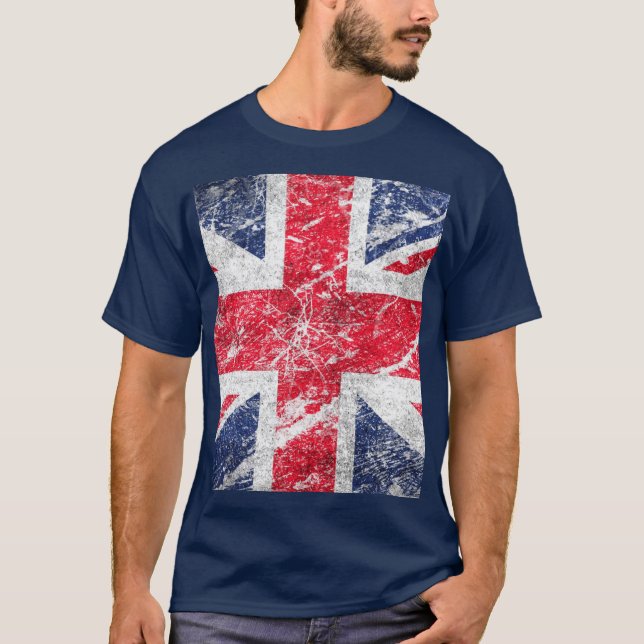T-shirt Drapeau britannique/drapeau d'Union Jack/drapeau (Devant)