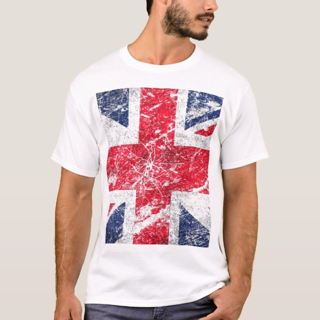 T-shirt Drapeau britannique/drapeau d'Union Jack/drapeau (Devant)