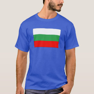 T-shirt Drapeau Bulgarie