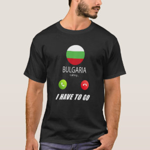 T-shirt Drapeau Bulgarie Souvenir Bulgarie Appelle Est App