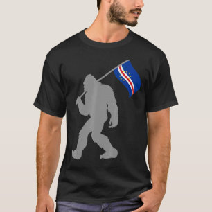 T-shirt Drapeau Cabo Verde Ou Cap Verdien Sur Drapeau Cap