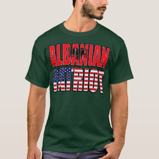 T-shirt Drapeau cadeau de la fierté patriotique albanaise