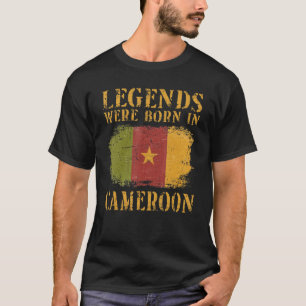 T-shirt Drapeau camerounais vintage Cameroun