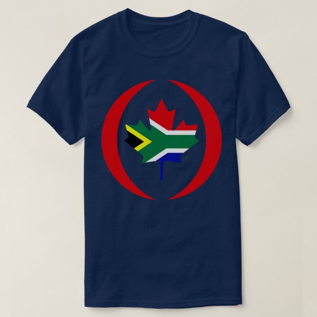 T-shirt Drapeau canadien des patriotes sud-africains (Design devant)