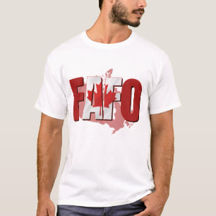 T-shirt Drapeau canadien F.A.F.O