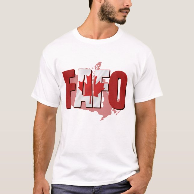 T-shirt Drapeau canadien F.A.F.O (Devant)
