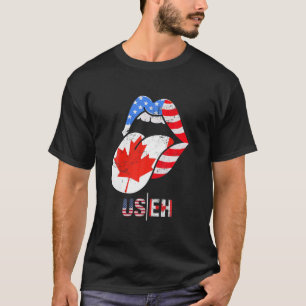 T-shirt Drapeau canadien Femmes Hommes Enfants Feuille d'é