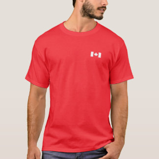 T-shirt Drapeau canadien Femmes Hommes Enfants Gauche Poit