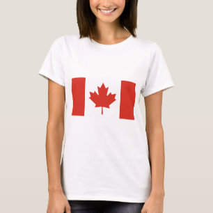 T-shirt Drapeau canadien (Feuille d'érable) (Canada)