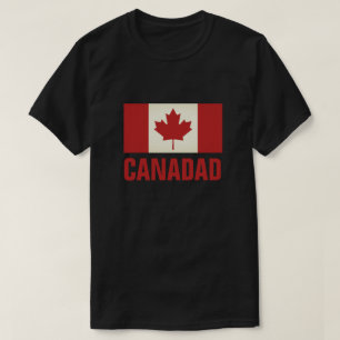 T-shirt Drapeau canadien Vintage de la feuille d'érable n