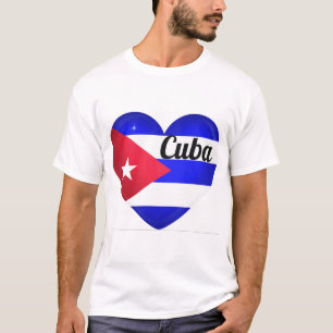 T-shirt Drapeau cardiaque cubain