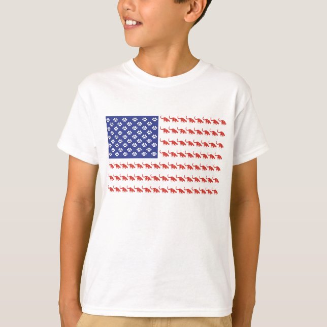 T-shirt Drapeau-Chat (Devant)