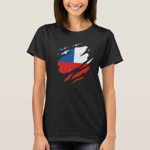 T-shirt Drapeau chilien Amérique du Sud Chileanos Chilenos