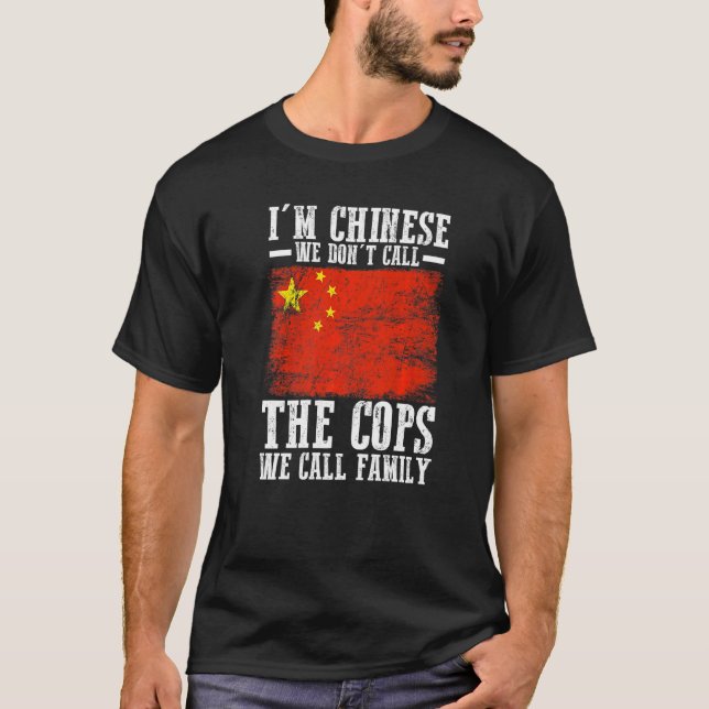 T-shirt Drapeau chinois (Devant)