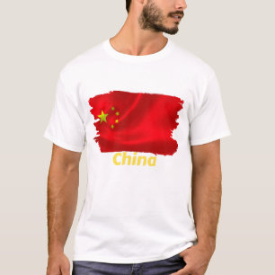 T-shirt Drapeau chinois