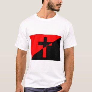 T-shirt Drapeau Christian Socialism & Anarchism (Libératio