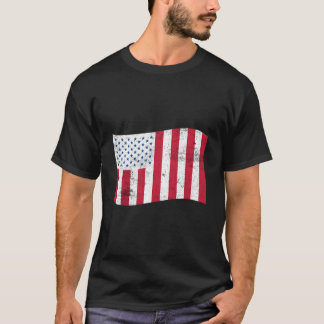T-shirt Drapeau civil américain de temps de paix - États a