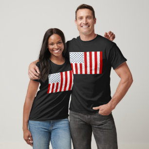 T-shirt Drapeau civil des États-Unis en temps de paix