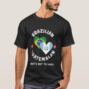 T-shirt Drapeau Cœur Qu'est-ce Qu'on N'aime Pas Guatemalie