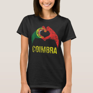 T-shirt Drapeau Coimbra Portugal Vintage
