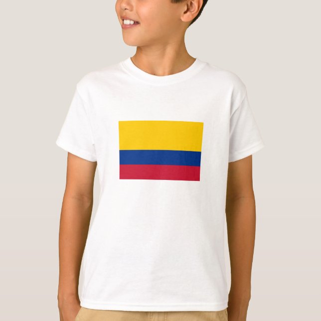 T-shirt Drapeau Colombie (Devant)