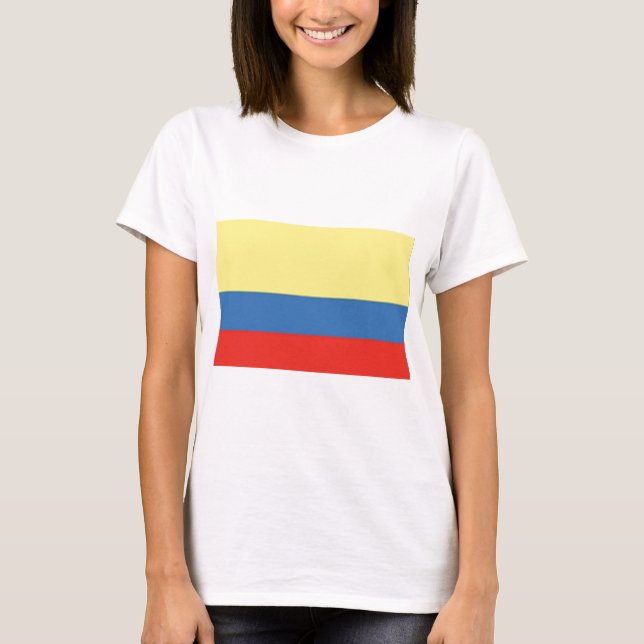T-shirt Drapeau Colombie (Devant)