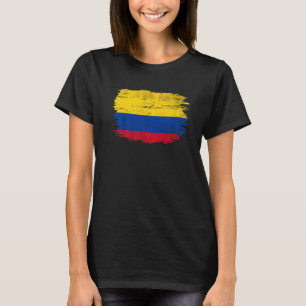T-shirt Drapeau Colombie vintage pour la Colombie