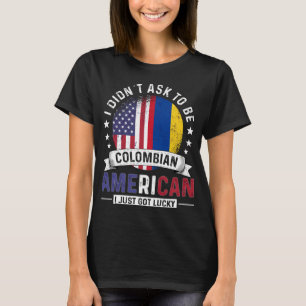T-shirt Drapeau colombien américain Fierté Colombie