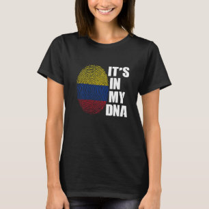 T-shirt Drapeau colombien parents colombiens ancêtre