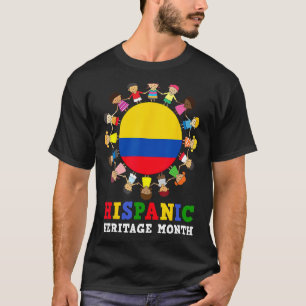 T-shirt Drapeau colombien Patrimoine hispanique Colombie G
