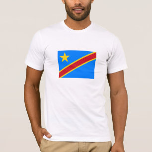 T-shirt Drapeau Congo Kinshasa