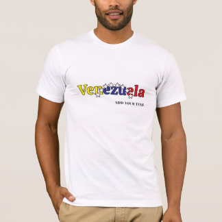 T-shirt drapeau cool de pays personnaliser hommes Vénézuél