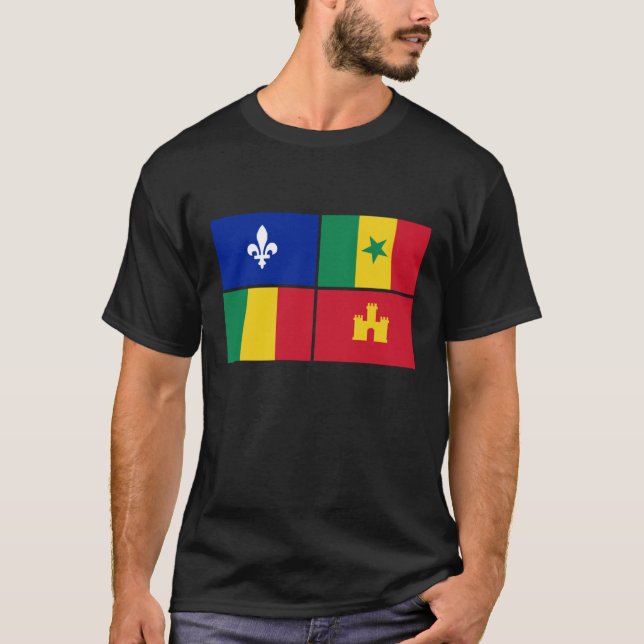 T-shirt Drapeau créole (Devant)