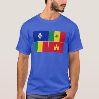 T-shirt Drapeau créole surdimensionné