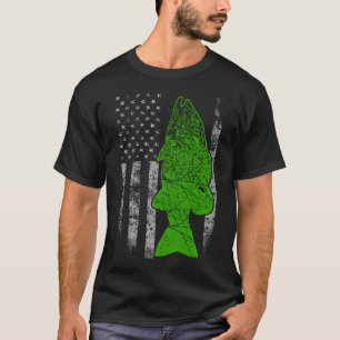 T-shirt Drapeau d'Achigan à petite bouche - Drapeau de pêc