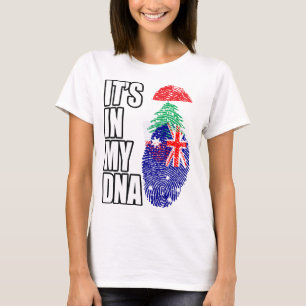 T-shirt Drapeau D'ADN Libanais Et Australiens