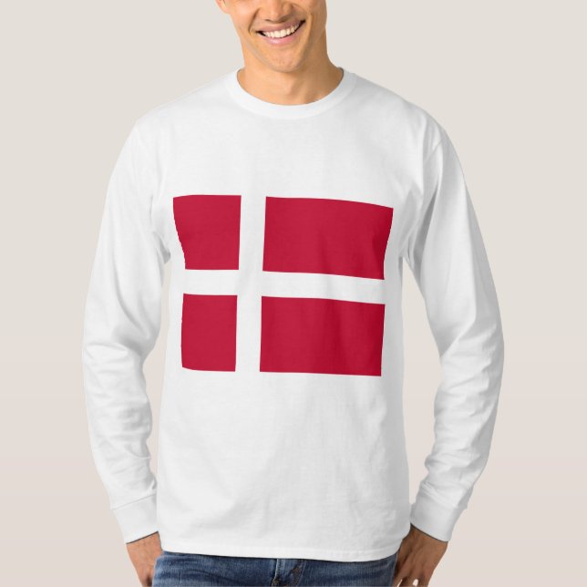 T-shirt Drapeau danois (Devant)