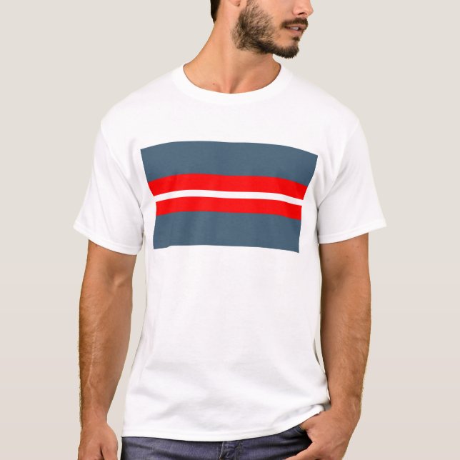 T-shirt Drapeau danois de résistance (Devant)