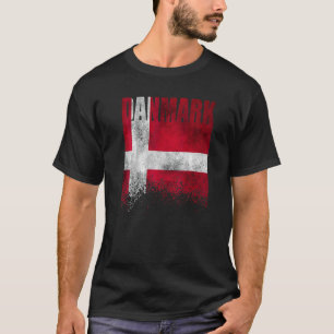 T-shirt Drapeau danois Drapeau scandinave Viking