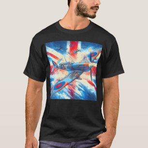 T-shirt Drapeau d'araignée Supermarine 2ème guerre mondial