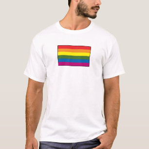 T-shirt Drapeau d'arc-en-ciel de gay pride