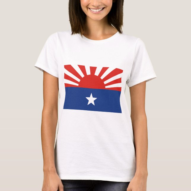 T-shirt Drapeau d'armée de libération nationale de Karen (Devant)