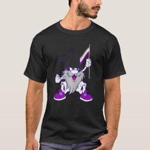 T-shirt Drapeau d'asexualité de Gnome As Ace Lève la Fiert