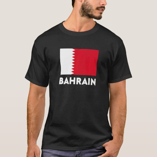 T-shirt Drapeau de Bahreïn (Devant)